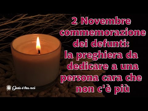 Preghiera per i defunti del 2 novembre